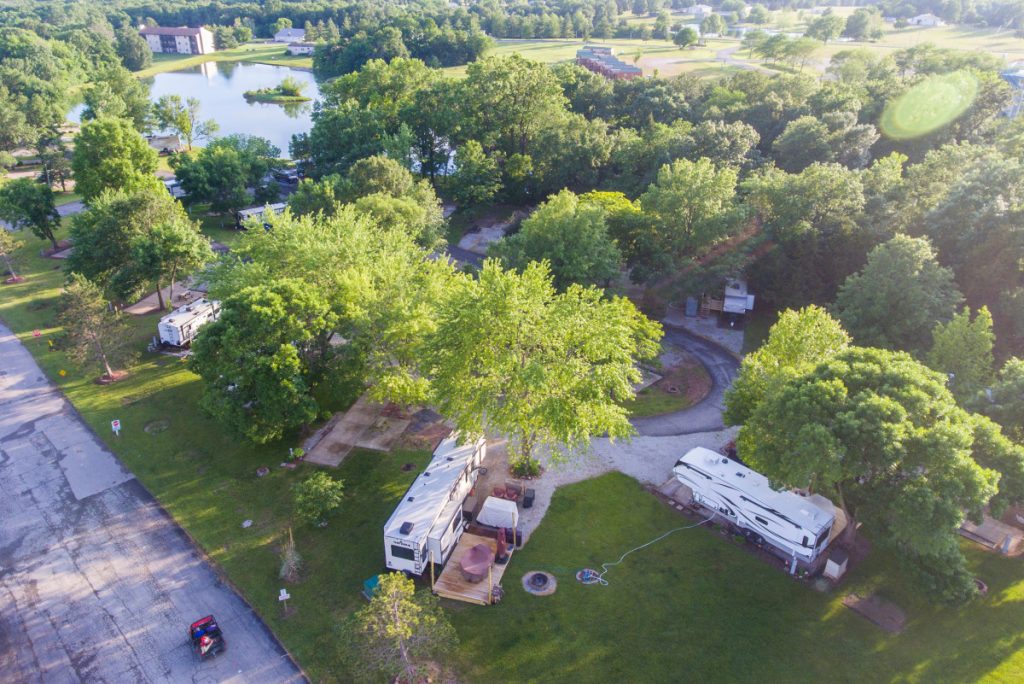 aerial park view